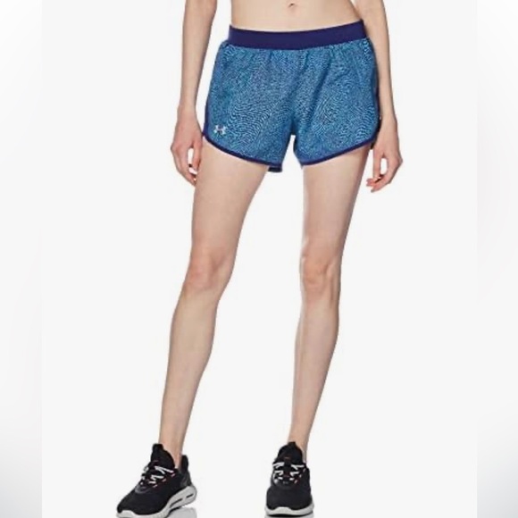 Under Armour Women's Fly by 2.0 Printed Running Shorts - Picture 2 of 10